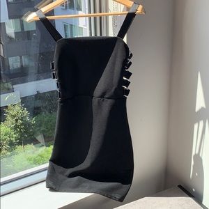 Black cocktail dress